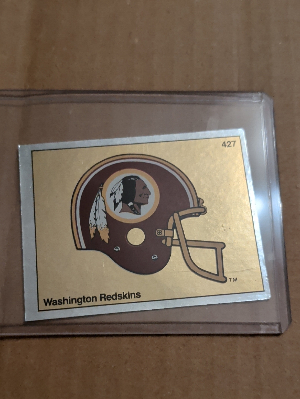 🏈 Washington Redskins (1988) Panini NFL Sticker #427